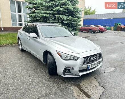 Серый Инфинити Q50, объемом двигателя 3 л и пробегом 100 тыс. км за 14800 $, фото 3 на Automoto.ua