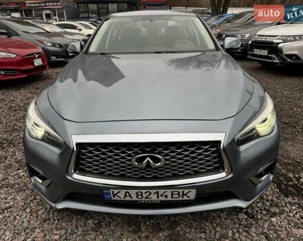 Серый Инфинити Q50, объемом двигателя 3 л и пробегом 73 тыс. км за 18000 $, фото 7 на Automoto.ua