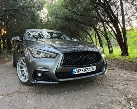 Сірий Інфініті Q50, об'ємом двигуна 3 л та пробігом 77 тис. км за 18999 $, фото 2 на Automoto.ua