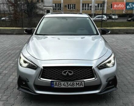 Сірий Інфініті Q50, об'ємом двигуна 3 л та пробігом 72 тис. км за 17400 $, фото 2 на Automoto.ua