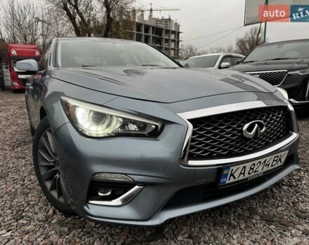 Серый Инфинити Q50, объемом двигателя 3 л и пробегом 73 тыс. км за 18000 $, фото 4 на Automoto.ua
