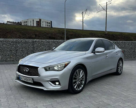 Сірий Інфініті Q50, об'ємом двигуна 3 л та пробігом 148 тис. км за 14500 $, фото 4 на Automoto.ua