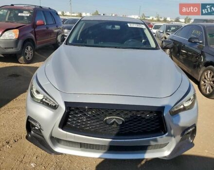 Серый Инфинити Q50, объемом двигателя 3 л и пробегом 131 тыс. км за 3900 $, фото 4 на Automoto.ua