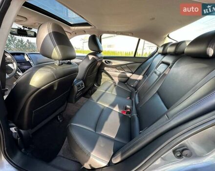 Серый Инфинити Q50, объемом двигателя 3 л и пробегом 74 тыс. км за 15900 $, фото 22 на Automoto.ua