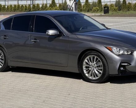 Серый Инфинити Q50, объемом двигателя 3 л и пробегом 26 тыс. км за 20000 $, фото 5 на Automoto.ua