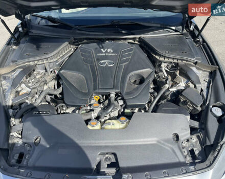 Серый Инфинити Q50, объемом двигателя 3 л и пробегом 170 тыс. км за 24000 $, фото 9 на Automoto.ua