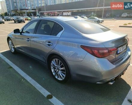 Сірий Інфініті Q50, об'ємом двигуна 3 л та пробігом 135 тис. км за 23000 $, фото 4 на Automoto.ua