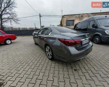 Серый Инфинити Q50, объемом двигателя 3 л и пробегом 55 тыс. км за 25000 $, фото 7 на Automoto.ua