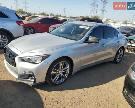 Серый Инфинити Q50, объемом двигателя 3 л и пробегом 131 тыс. км за 3900 $, фото 1 на Automoto.ua