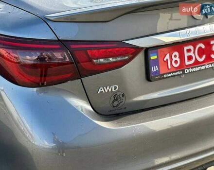 Серый Инфинити Q50, объемом двигателя 3 л и пробегом 74 тыс. км за 15900 $, фото 8 на Automoto.ua
