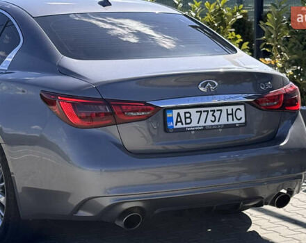 Серый Инфинити Q50, объемом двигателя 3 л и пробегом 24 тыс. км за 20000 $, фото 8 на Automoto.ua