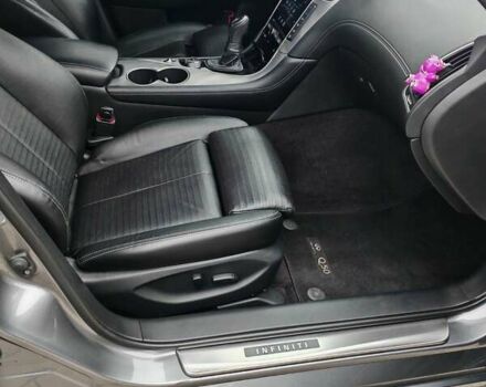 Серый Инфинити Q50, объемом двигателя 3 л и пробегом 55 тыс. км за 25000 $, фото 19 на Automoto.ua