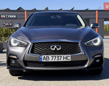 Серый Инфинити Q50, объемом двигателя 3 л и пробегом 24 тыс. км за 20000 $, фото 4 на Automoto.ua