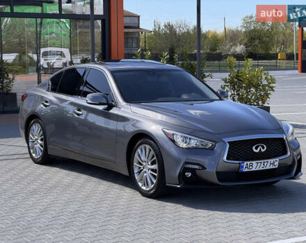 Серый Инфинити Q50, объемом двигателя 3 л и пробегом 24 тыс. км за 20000 $, фото 16 на Automoto.ua