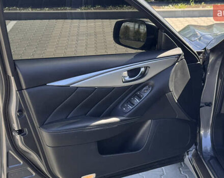 Серый Инфинити Q50, объемом двигателя 3 л и пробегом 24 тыс. км за 20000 $, фото 27 на Automoto.ua