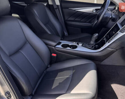 Серый Инфинити Q50, объемом двигателя 3 л и пробегом 24 тыс. км за 20000 $, фото 39 на Automoto.ua