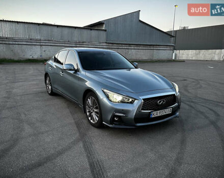 Серый Инфинити Q50, объемом двигателя 3 л и пробегом 41 тыс. км за 17100 $, фото 6 на Automoto.ua
