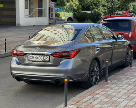 Серый Инфинити Q50, объемом двигателя 3 л и пробегом 170 тыс. км за 24000 $, фото 6 на Automoto.ua