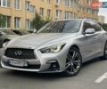 Серый Инфинити Q50, объемом двигателя 3 л и пробегом 56 тыс. км за 19400 $, фото 1 на Automoto.ua