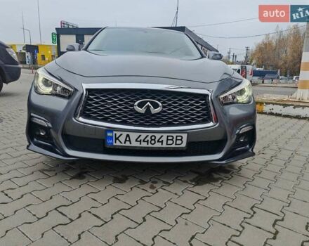 Серый Инфинити Q50, объемом двигателя 3 л и пробегом 55 тыс. км за 25000 $, фото 22 на Automoto.ua