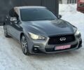 Серый Инфинити Q50, объемом двигателя 3 л и пробегом 76 тыс. км за 22500 $, фото 1 на Automoto.ua