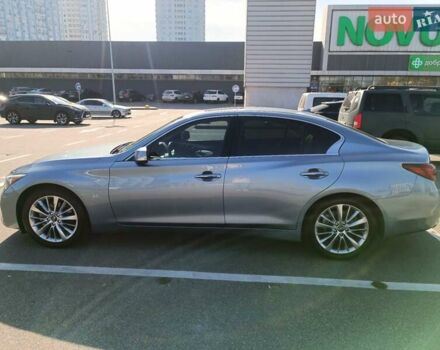 Сірий Інфініті Q50, об'ємом двигуна 3 л та пробігом 135 тис. км за 23000 $, фото 5 на Automoto.ua