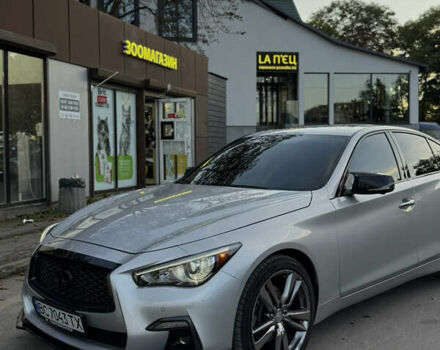 Сірий Інфініті Q50, об'ємом двигуна 3 л та пробігом 59 тис. км за 23000 $, фото 2 на Automoto.ua
