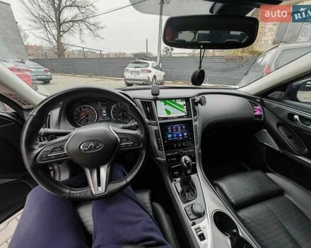 Серый Инфинити Q50, объемом двигателя 3 л и пробегом 55 тыс. км за 25000 $, фото 9 на Automoto.ua
