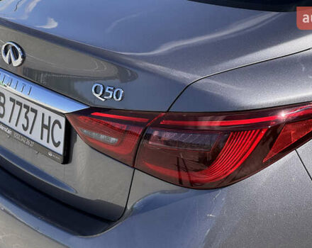 Серый Инфинити Q50, объемом двигателя 3 л и пробегом 24 тыс. км за 20000 $, фото 12 на Automoto.ua