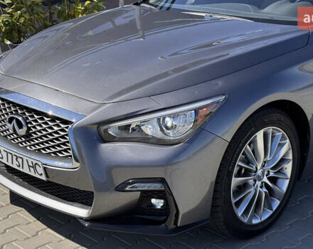 Серый Инфинити Q50, объемом двигателя 3 л и пробегом 24 тыс. км за 20000 $, фото 2 на Automoto.ua