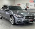 Серый Инфинити Q50, объемом двигателя 3 л и пробегом 55 тыс. км за 18990 $, фото 1 на Automoto.ua