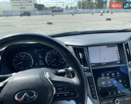 Серый Инфинити Q50, объемом двигателя 3 л и пробегом 170 тыс. км за 24000 $, фото 16 на Automoto.ua