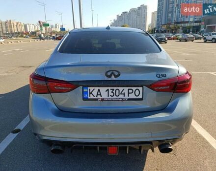 Сірий Інфініті Q50, об'ємом двигуна 3 л та пробігом 135 тис. км за 23000 $, фото 22 на Automoto.ua