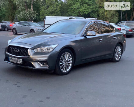 Сірий Інфініті Q50, об'ємом двигуна 2 л та пробігом 33 тис. км за 26500 $, фото 2 на Automoto.ua