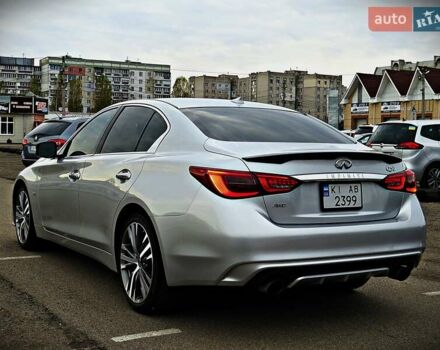 Сірий Інфініті Q50, об'ємом двигуна 3 л та пробігом 119 тис. км за 15800 $, фото 3 на Automoto.ua