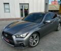 Серый Инфинити Q50, объемом двигателя 3 л и пробегом 78 тыс. км за 17999 $, фото 1 на Automoto.ua