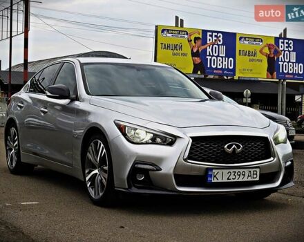 Сірий Інфініті Q50, об'ємом двигуна 3 л та пробігом 119 тис. км за 15800 $, фото 1 на Automoto.ua