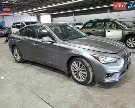 Сірий Інфініті Q50, об'ємом двигуна 3 л та пробігом 43 тис. км за 5200 $, фото 3 на Automoto.ua