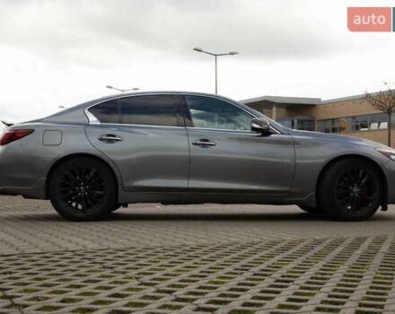 Серый Инфинити Q50, объемом двигателя 2.8 л и пробегом 47 тыс. км за 27000 $, фото 3 на Automoto.ua