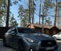 Серый Инфинити Q50, объемом двигателя 3 л и пробегом 92 тыс. км за 21000 $, фото 1 на Automoto.ua