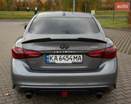 Серый Инфинити Q50, объемом двигателя 2.8 л и пробегом 47 тыс. км за 27000 $, фото 6 на Automoto.ua