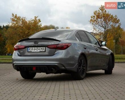 Серый Инфинити Q50, объемом двигателя 2.8 л и пробегом 47 тыс. км за 27000 $, фото 5 на Automoto.ua
