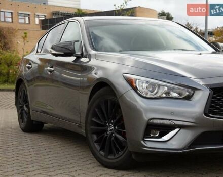 Серый Инфинити Q50, объемом двигателя 2.8 л и пробегом 47 тыс. км за 27000 $, фото 2 на Automoto.ua