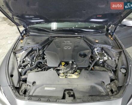 Сірий Інфініті Q50, об'ємом двигуна 3 л та пробігом 43 тис. км за 5200 $, фото 10 на Automoto.ua