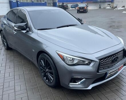 Сірий Інфініті Q50, об'ємом двигуна 3 л та пробігом 77 тис. км за 19990 $, фото 11 на Automoto.ua