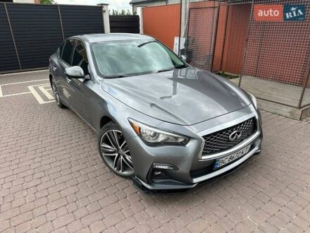 Сірий Інфініті Q50, об'ємом двигуна 3.7 л та пробігом 168 тис. км за 15200 $, фото 1 на Automoto.ua
