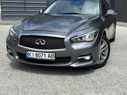 Сірий Інфініті Q50, об'ємом двигуна 3.7 л та пробігом 130 тис. км за 16300 $, фото 1 на Automoto.ua