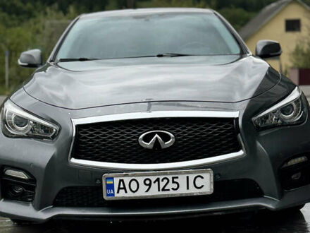 Сірий Інфініті Q50, об'ємом двигуна 2.14 л та пробігом 107 тис. км за 15499 $, фото 1 на Automoto.ua