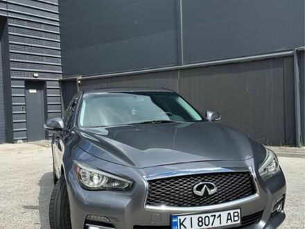 Серый Инфинити Q50, объемом двигателя 3.7 л и пробегом 130 тыс. км за 12750 $, фото 1 на Automoto.ua