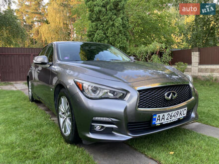 Сірий Інфініті Q50, об'ємом двигуна 3 л та пробігом 123 тис. км за 17300 $, фото 1 на Automoto.ua
